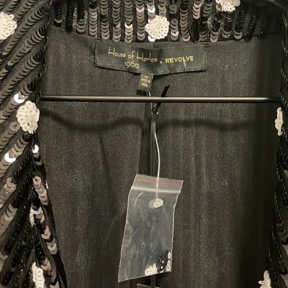 NWT House of Harlow x Revolve Polka Dot Sequin Blazer - Picture 5 of 9